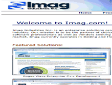 Tablet Screenshot of imag.com